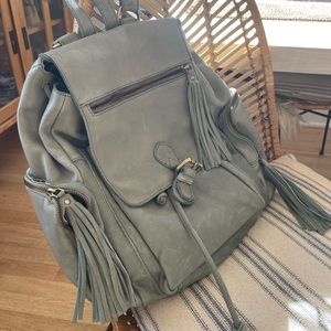 Cut n paste leather backpack ✨